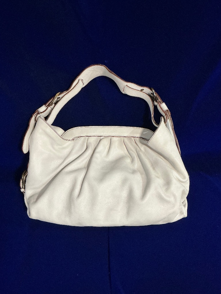 Fendi Borsa Doctor Hobo Bag White Leather